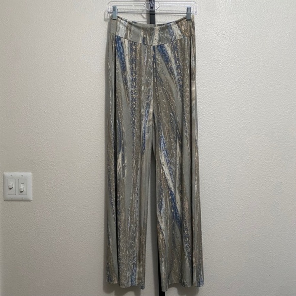 Wide Leg Indie Boho Festival Snake Print Pants‎ M Lightweight